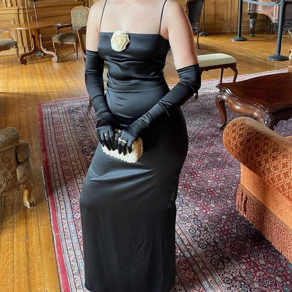 Reformation Rose Silk Dress - Picture 1 of 15